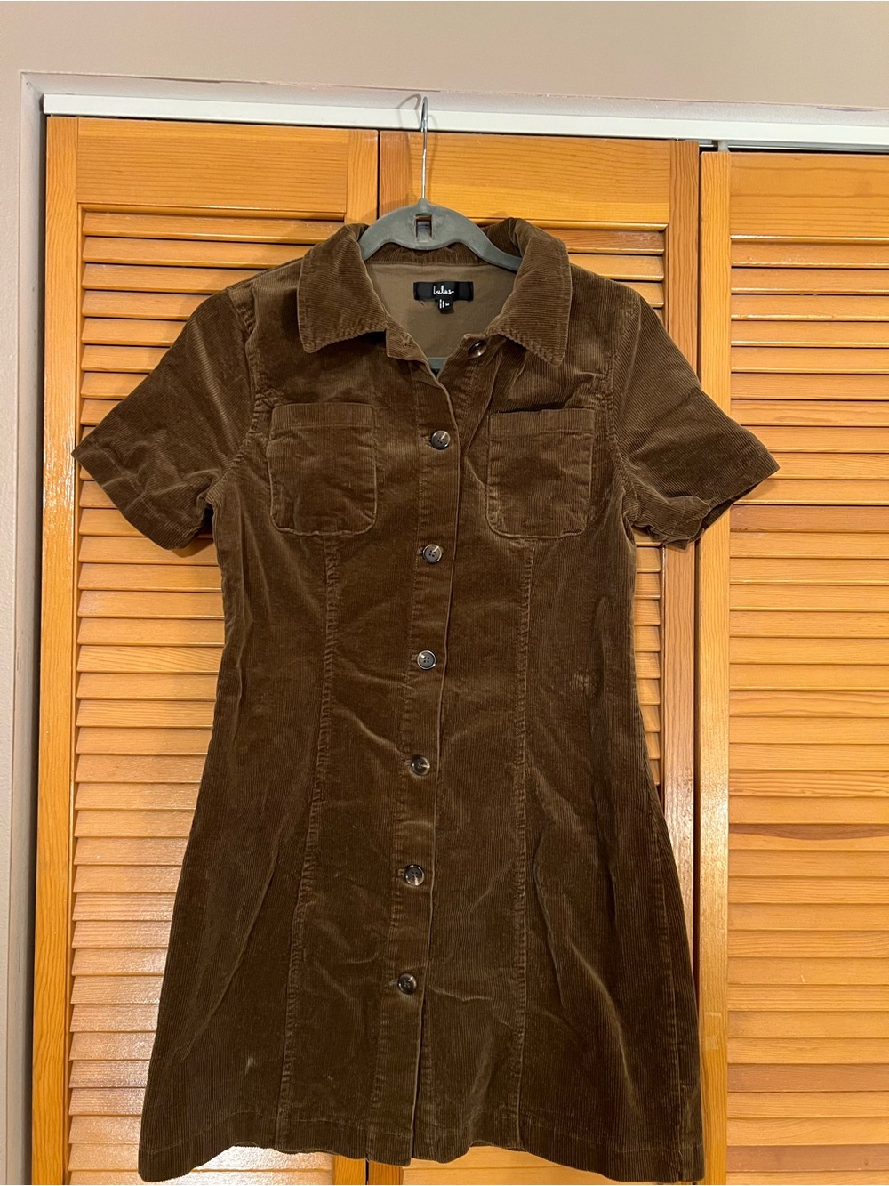 Corduroy Brown Lulus Mini Dress